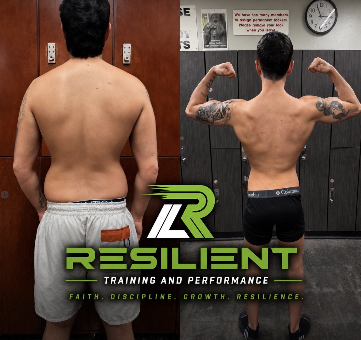 Client transformation - fat loss and muscle