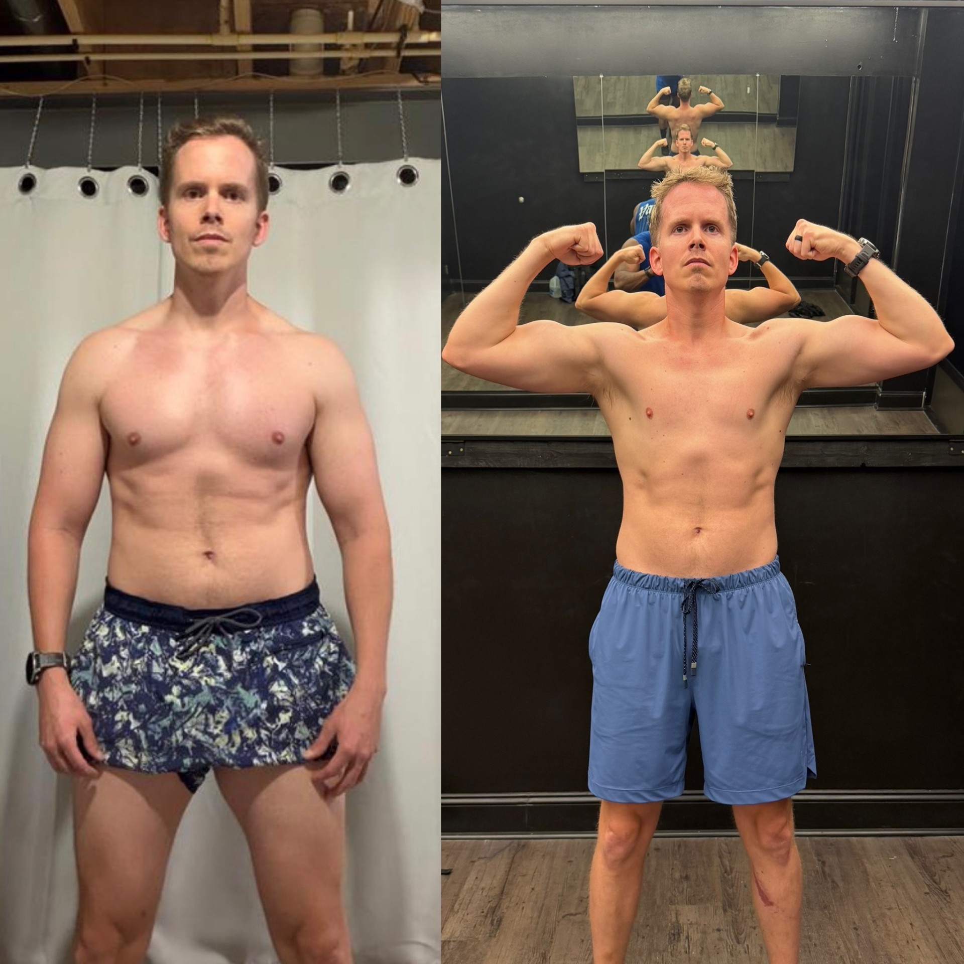 Client transformation - lean muscle